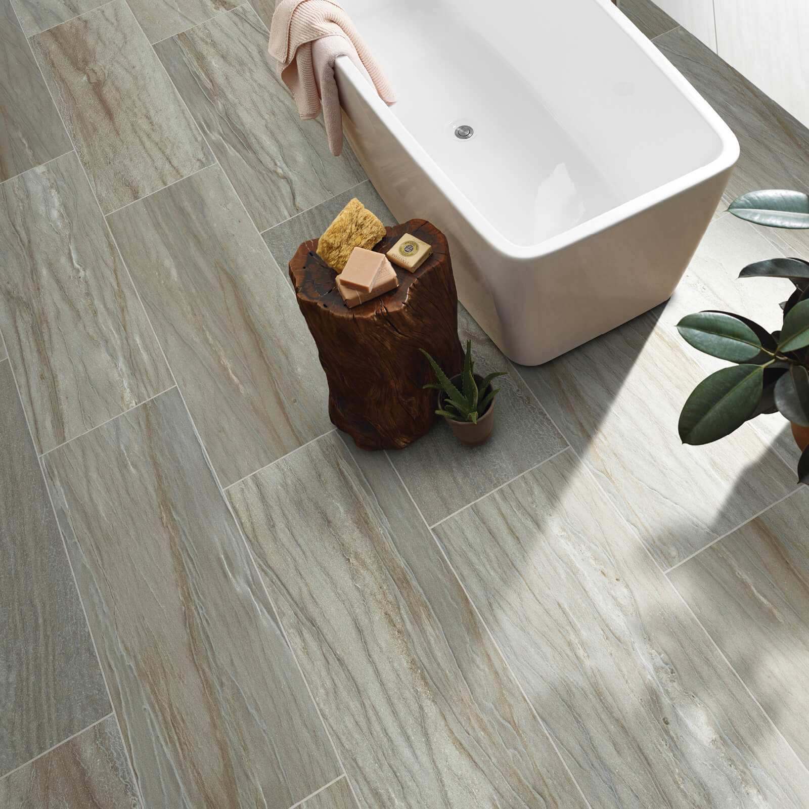 SanctuaryBathroom-TulumTide-12x24-CS87W-700-Maya-8U825-wall-Rhythm-12x24-CS46Z-101-SmoothJazz-8U368-Detail_1600x1600 Flooring | Dehart Tile