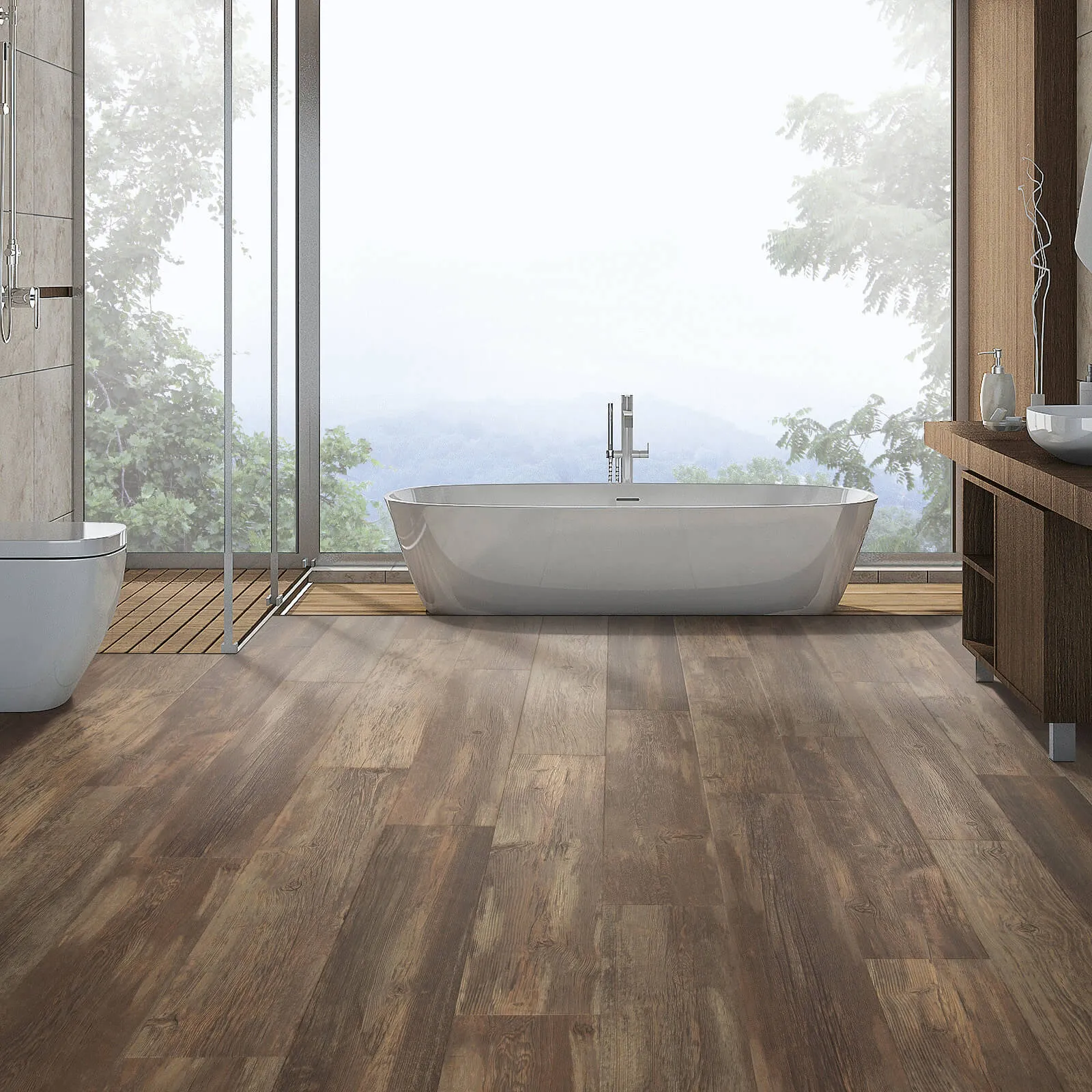 laminate_room_04 Bathroom Laminate flooring | Dehart Tile